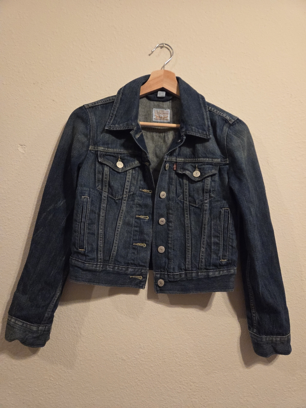 Levi's Dark Blue Denim Trucker Jacket